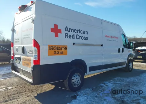 2022 Ram Promaster 3500 Cargo Van High Roof 159 Wb Ext from USA, damaged, VIN 3C6MRVJG2NE136202